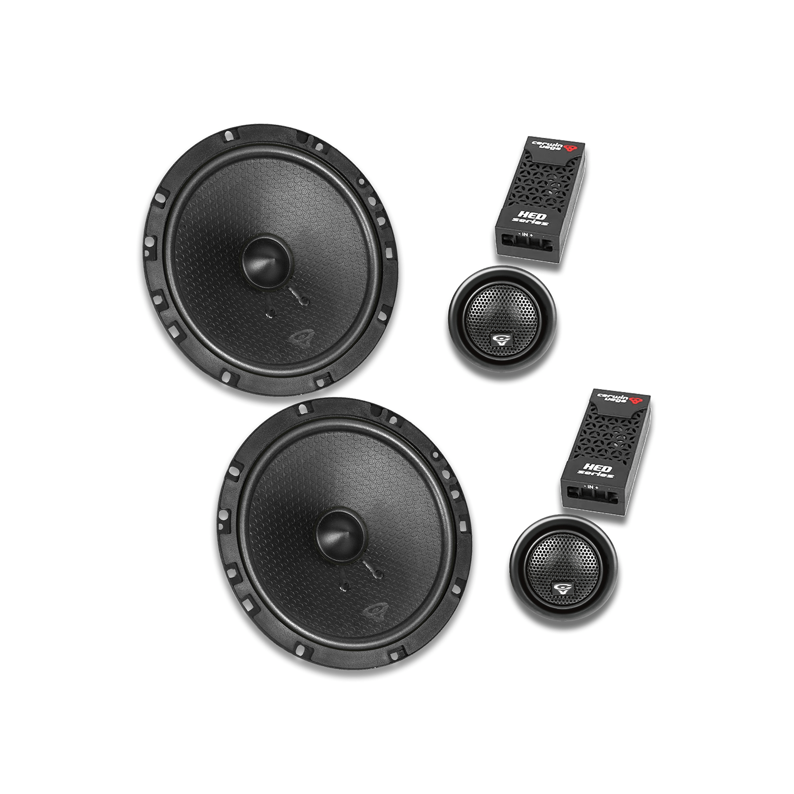H675C - HED 6.75” 2-Way Component Full Range Speaker Set
